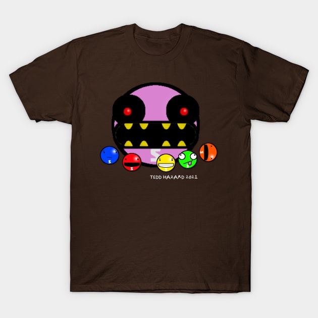 Total Crap Rainbow Gang Shirt T-Shirt by Hazard Studios